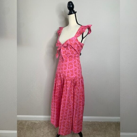 NWT Likely Sherry Orchid Multi A-Line Midi Dress - Picture 6 of 16